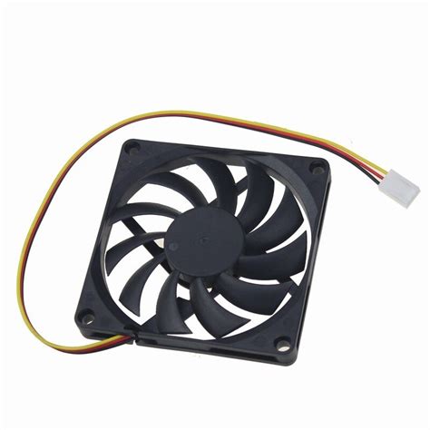 Gdstime 2 Pcs CPU Cooler 80mm 8cm 3Pin 12V DC Blau Grandado