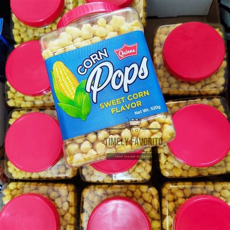 Quinns Corn Pops Sweet Corn Flavor G Shopee Malaysia