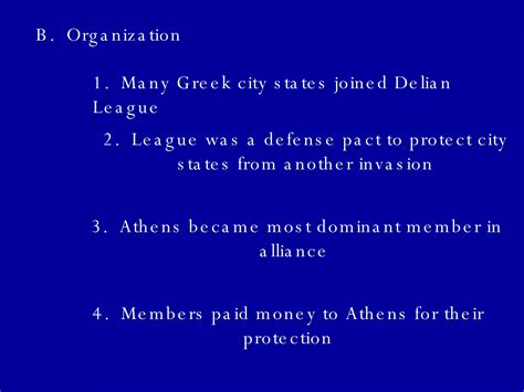 Delian And Peloponnesian League | PPT | Free Download