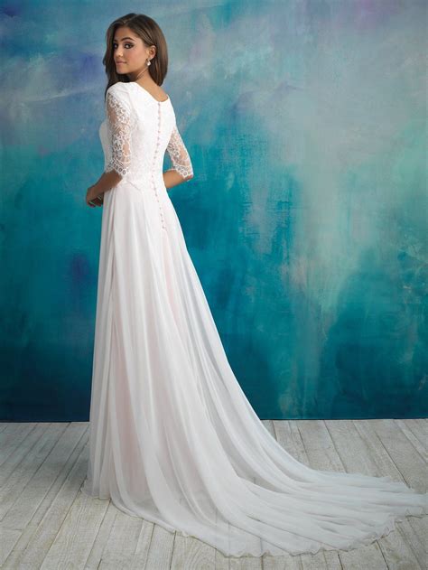 Allure M591 Modest Wedding Dress A Closet Full Of Dresses