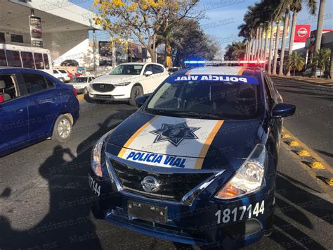 Motociclista Pierde El Pie Tras Brutal Accidente Meridiano Mx