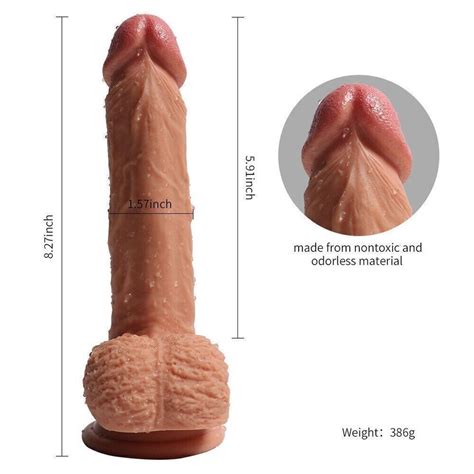 Huge Realistic Dildo Suction Cup Anal Vagina Sex Women Flesh Big Dong