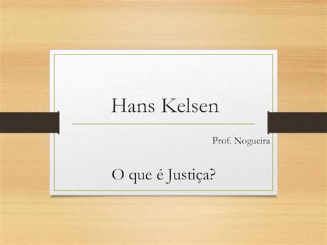 Pdf Hans Kelsen Prof Nogueira Tire Suas D Vidas Direito