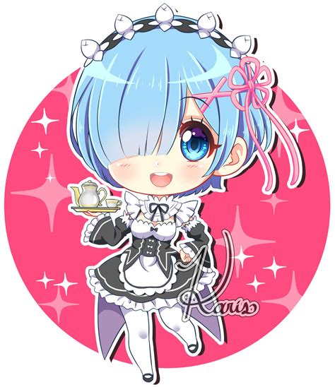 Rem Chibi By Karis Coba On Deviantart