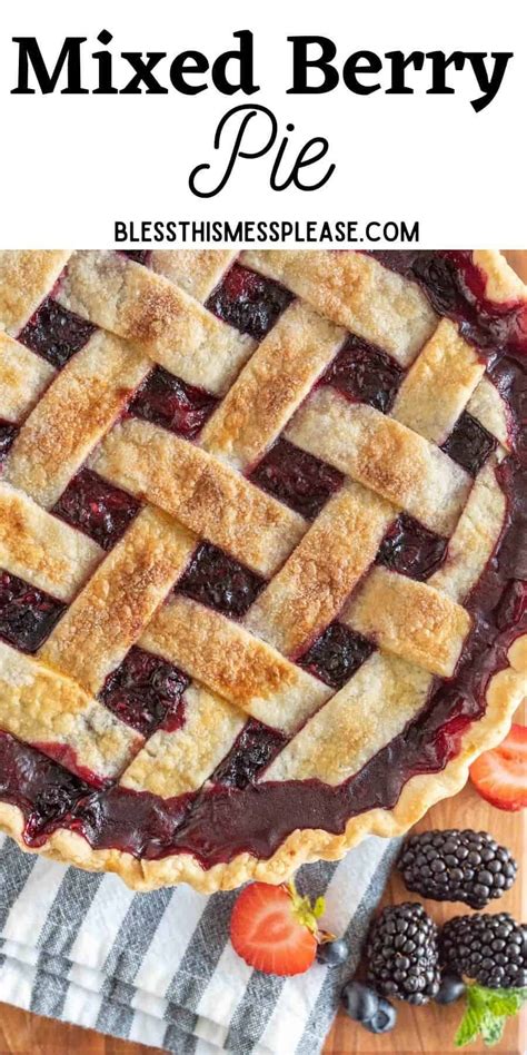 How To Make Mixed Berry Pie With Fresh Or Frozen Berries Artofit