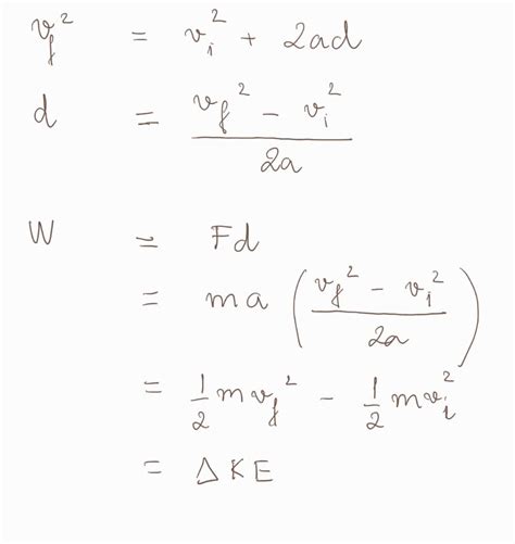 Work Kinetic Energy Theorem - Work - MCAT Content