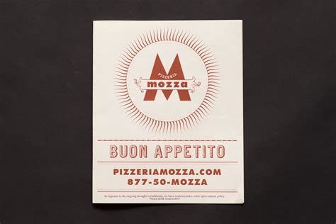 Pizzeria Mozza Menu – U.S. Pizza Museum