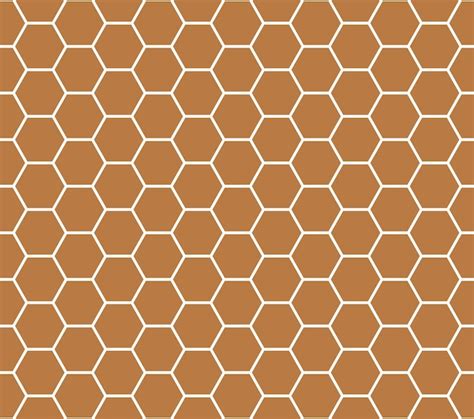 Premium Vector Brown Seamless Honeycomb Pattern