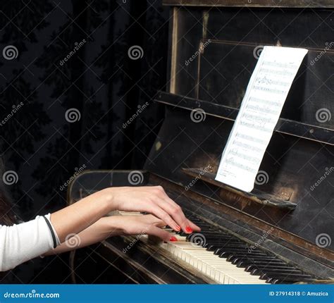 Pianist Musician Piano Music Playing Stock Photo Image Of Create