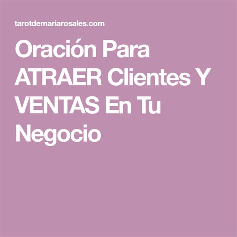 Oración Para Atraer Clientes Y Ventas En Tu Negocio Lockscreen