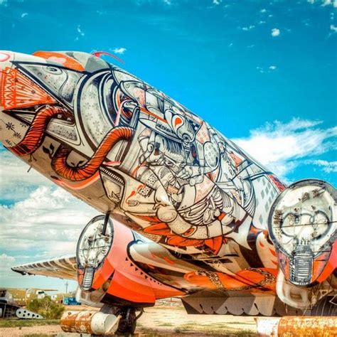 The Boneyard Project Art On Abandoned Airplanes Amusing Planet