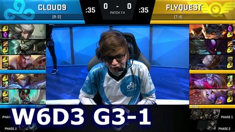 C9 Vs FLY Game 1 S7 NA LCS Spring 2017 Week 6 Day 3 Cloud 9 Vs