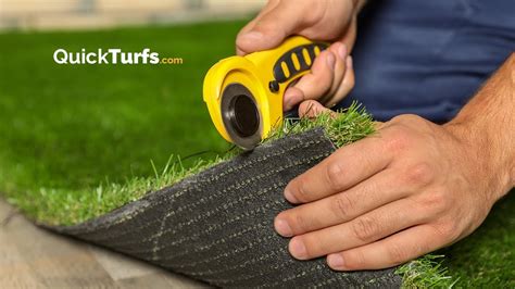 How To Install Artificial Grass On Soil QuickTurfs YouTube