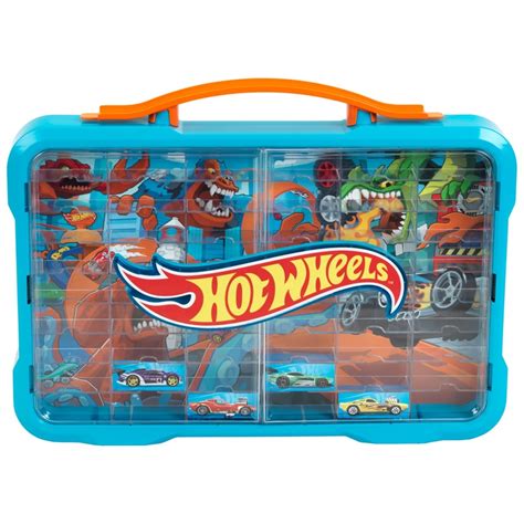 Hot Wheels Koffer mit Licht für bis zu 54 Autos Smyths Toys Deutschland