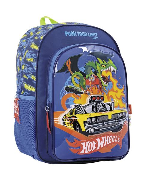 Hot Wheels Mochila Espalda Dragon Azul