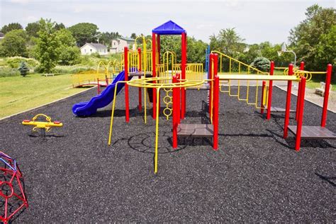 Safe Play By Tracc Is A Rubberized Ground Cover For Playgrounds That