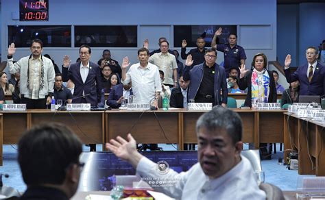 Duterte Monopolizes Senate Hearing Allies Challenge House Quad