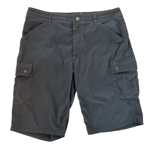 Kuhl Men S Renegade Cargo Shorts Koal Dark Gray Ny Gem