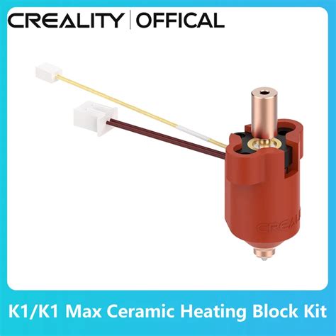 Creality K1 Max Ceramic Heating Block Kit 300°c High Tem Flow 600mm S