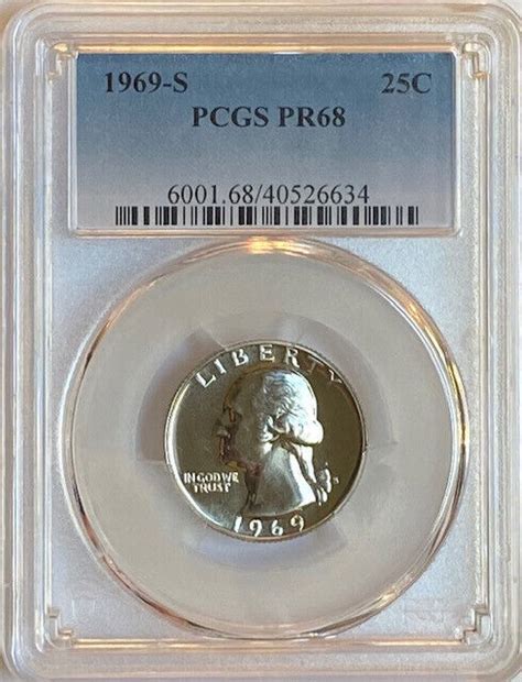 S Washington Quarter Dollar Pcgs Pr Proof Ebay