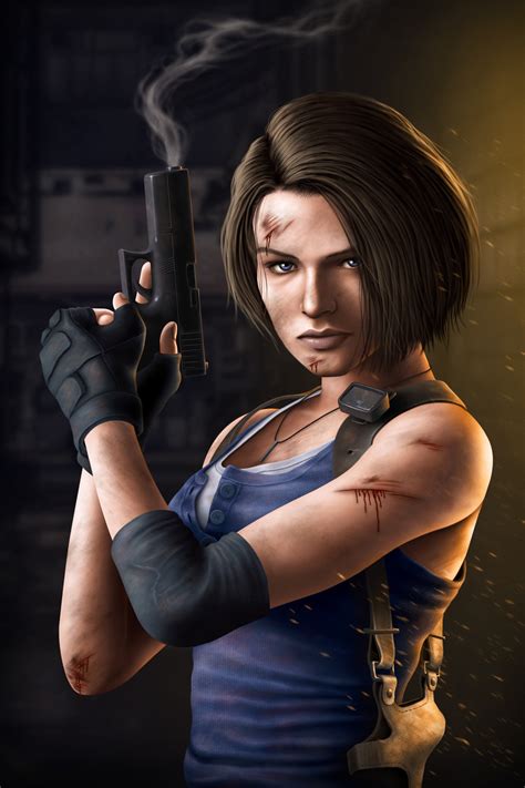Jill Valentine - Resident Evil 3 Fan Art on Behance