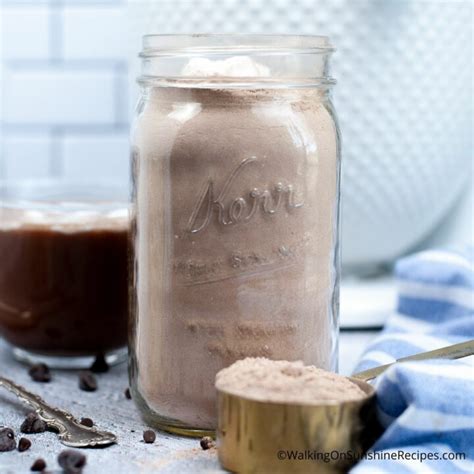 Mason Jar Hot Cocoa Gift Walking On Sunshine Recipes