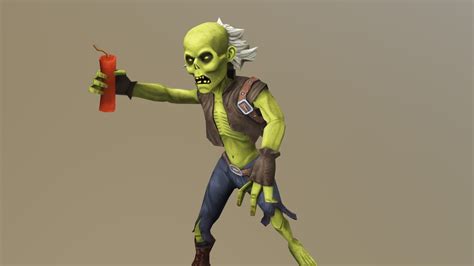 Zombie 3d Model By Japjap [6c12807] Sketchfab