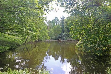 Pond In Golders Hill Park London Stock Image Image Of Hampstead