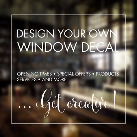 Custom Window Sticker Custom Stickers Design Your Own Window