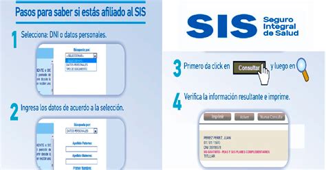 Verifica Si Est S Afiliado Al Seguro Integral De Salud Sis