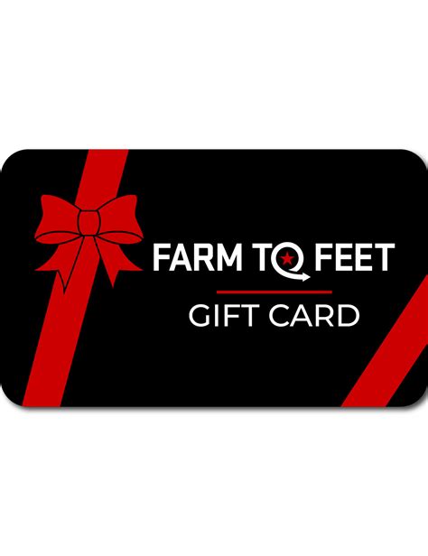 T Card Farm To Feet Farm To Feet