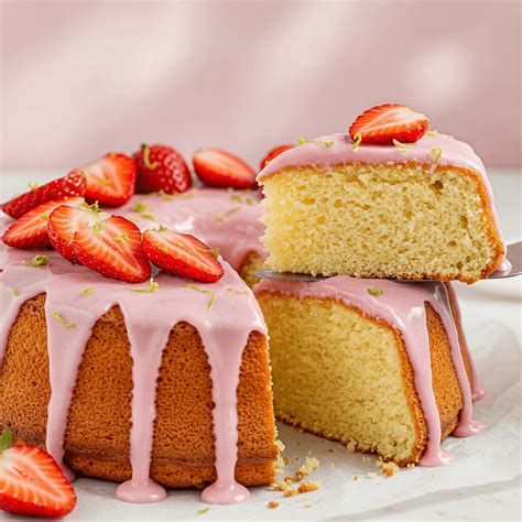 Strawberry Chiffon Cake