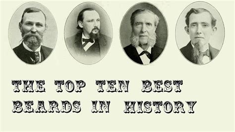 The Top 10 Best Beards In History Youtube