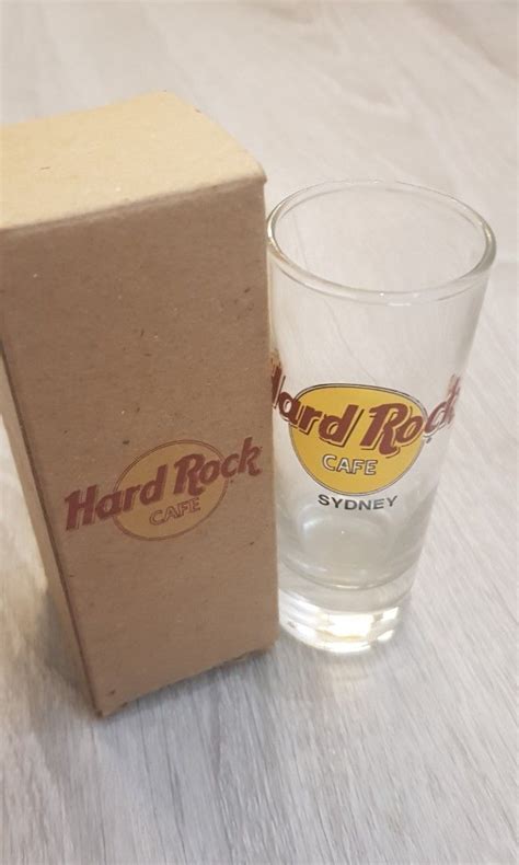 Hard Rock Cafe Shot Glass 1of2 Hobbies And Toys Memorabilia And Collectibles Vintage Collectibles