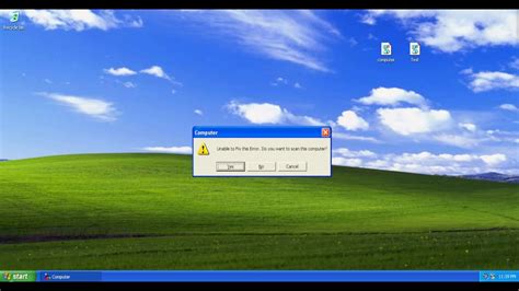 Windows Xp Custom Error Messages Youtube