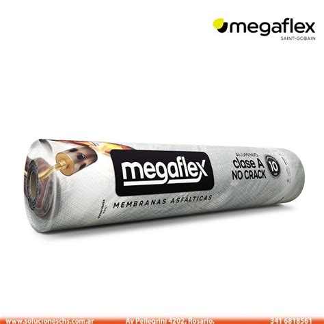 Membrana Asfáltica Aluminio No Crack 10m2 40kg Megaflex A40