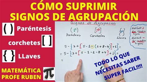 C Mo Eliminar O Suprimir Signos De Agrupaci N Par Ntesis Corchetes Y