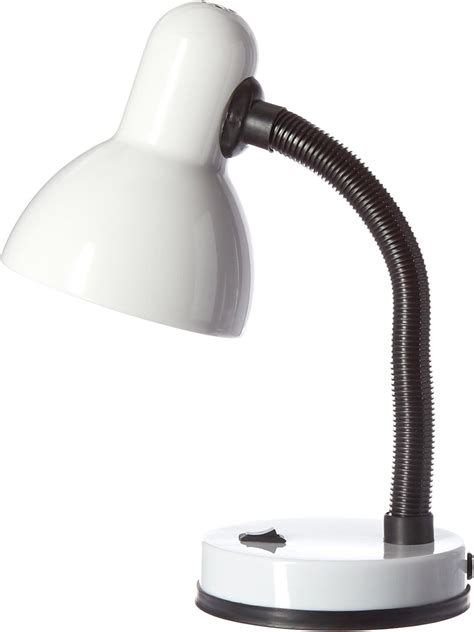 Simple Designs Ld1003 Wht Basic Desk Lamp White Desk Lamps Amazon