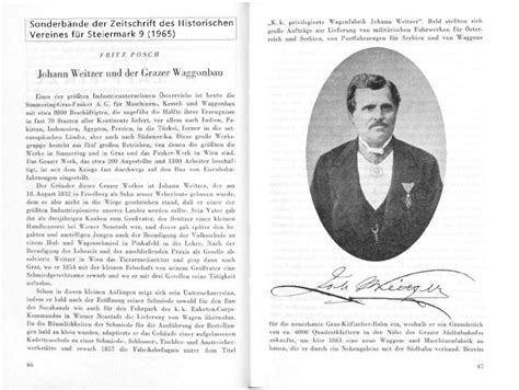 Pdf Johann Weitzer Und Der Grazer Waggonbau Johann Weitzer Und