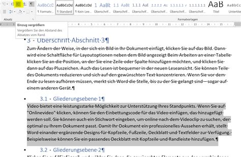 Dynamisches Inhaltsverzeichnis In Word Erstellen Tutorial