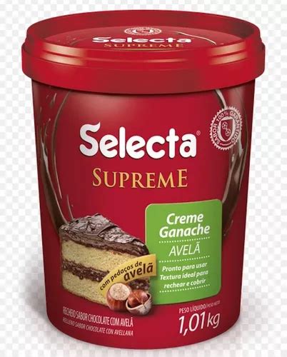 Ganache Chocolate Con Avellanas Selecta Supreme 1 Kg Cuotas sin interés