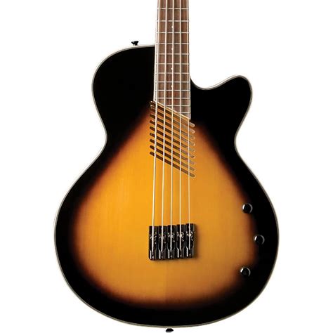 Washburn Ab45 5 String Acoustic Electric Bass Vintage Sunburst Musician S Friend