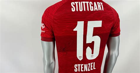 Getragenes Auswärtstrikot von VfB Star Stenzel