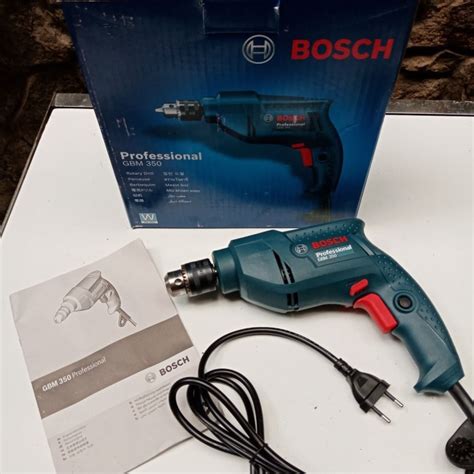 Jual MESIN BOR LISTRIK BOSCH GBM 350 PROFESIONAL 10 MM 2 ARAH