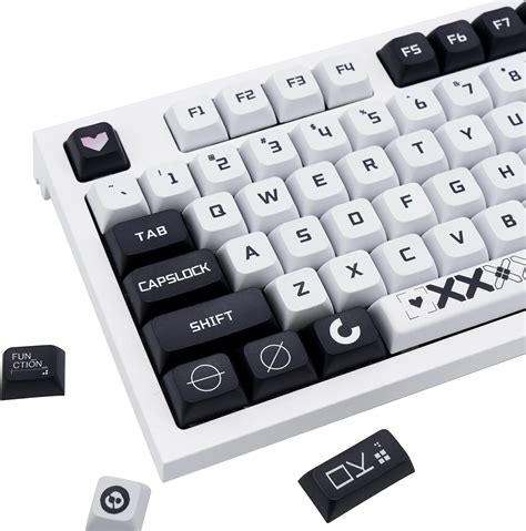 Cl S Caps Xda Profil Noir Et Blanc Keycaps Maroc Ubuy