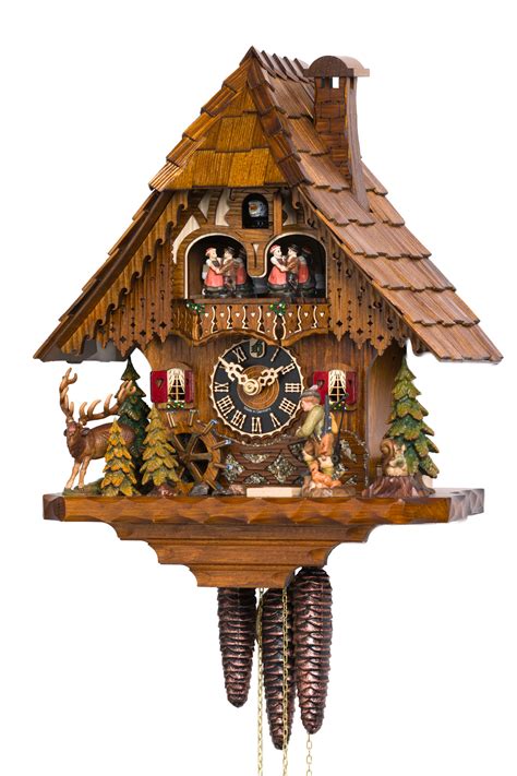 Original Handmade Black Forest Cuckoo Clock Made In Germany T