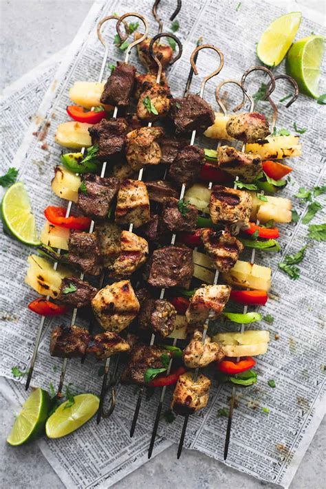 Grilled Brazilian Steak And Chicken Kabobs Creme De La Crumb