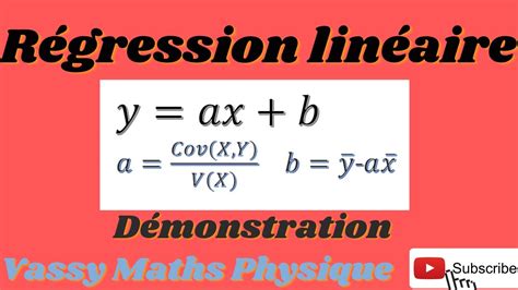 Régression linéeaire Droite d ajustement affine par méthode des