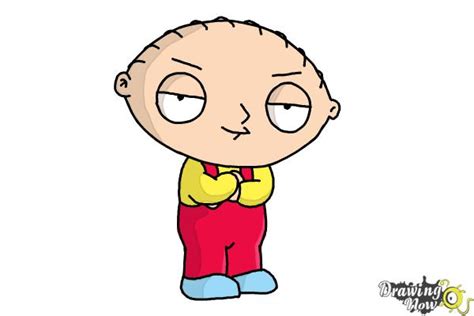 How to Draw Stewie Griffin - DrawingNow