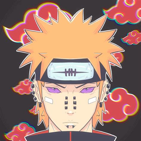 Pain artwork I did today! : r/Naruto